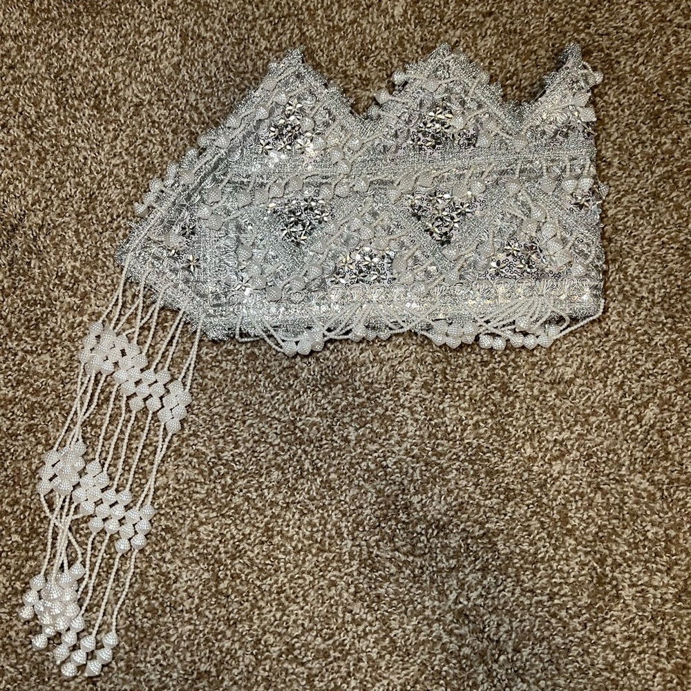 Hmong silver princess hat for sale!